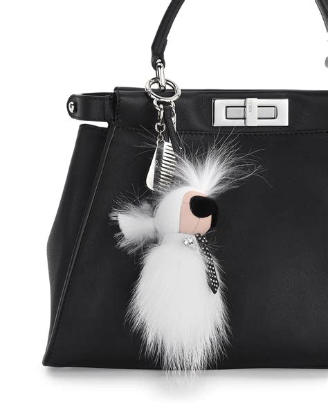fendi mini karlito bag charm